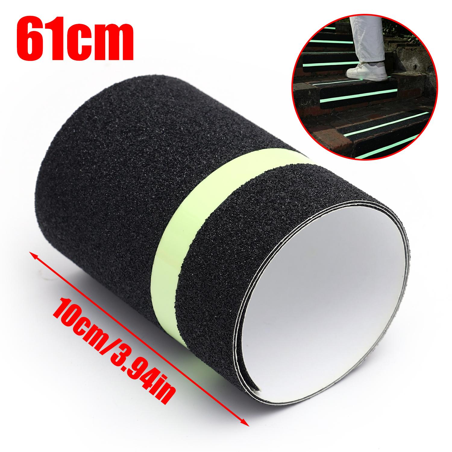 

Glow in The Dark Anti Slip Tape Waterproof High Viscosity Safety Grip Tape For Stairs Bathroom Indoor Outdoor Adhesive Strips (as the picture,1PC)
