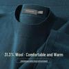 SHANSHAN Men's Summer Wool Blend Knit Tee