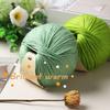 100g/roll 8-strand Hand Woven Cotton Yarn Medium Coarse Milk Cotton Hand DIY Woven Hat Sweater Doll Yarn Ball Soft Anti Pilling