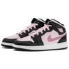 Jordan Air Jordan 1 High Top Vintage Basketball Shoes Women's White Black Pink DQ8423-103(Team-S-BOX)-Random Packaging Bags
