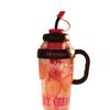 Stylish Summer Plastic Cups: Belly Cup, Cute Straw, and Large Water Bottle