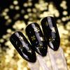 90Pcs/Set Nail Flake Snowflake Effect Non-Fading ABS Gold Color Art Decoration Mixed DIY
