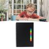  Reusable Paper Notebook Spiral Bound Erasable Shorthand Notepad APP Connectivity Black Lined and Dotted Pages 