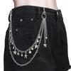 Metal Geometric Bag Chain Versatile Hip Hop Chain  Men Women Jeans Accessory
