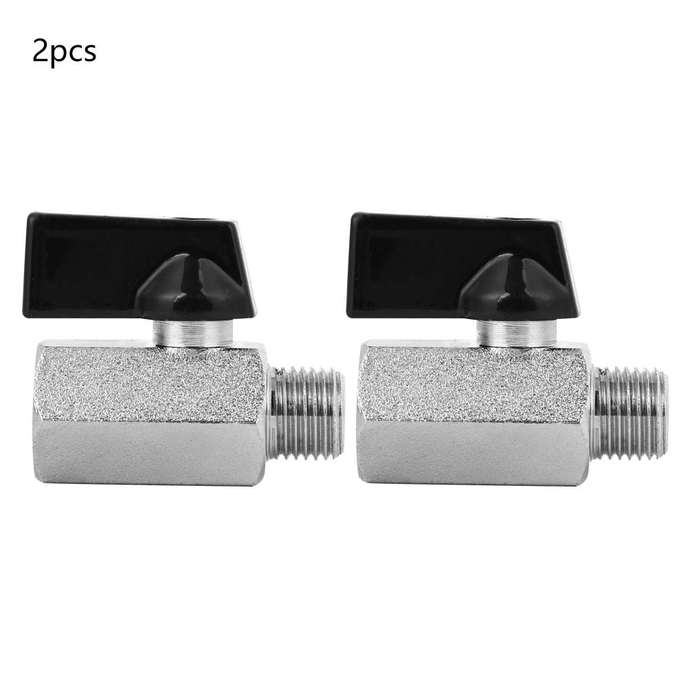 

2Pcs Mini Abrasive Blasting Brass Pneumatic Ball Valve Air Compressors Valves Accessory G14in