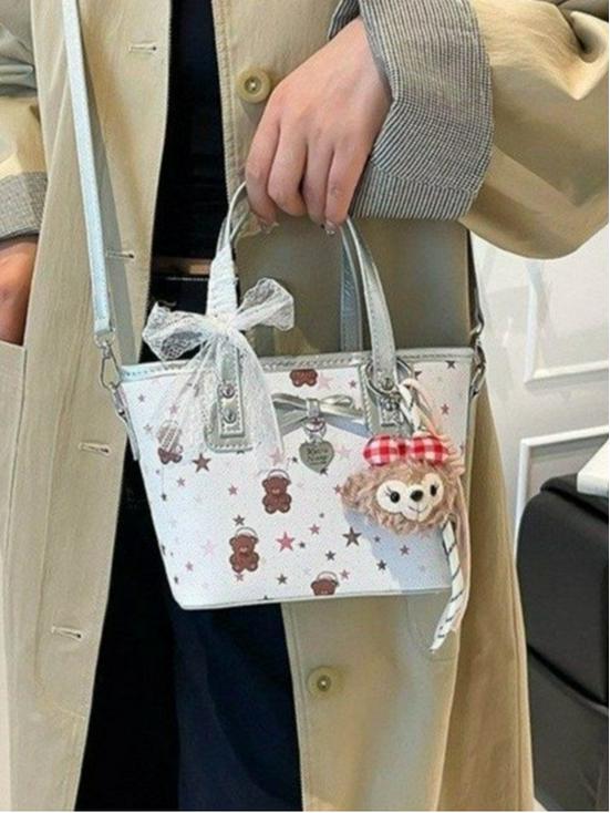 High-End 2025 Light Luxury Handbag: Fashionable, Versatile, Crossbody with Cute Niche Design Print for Women