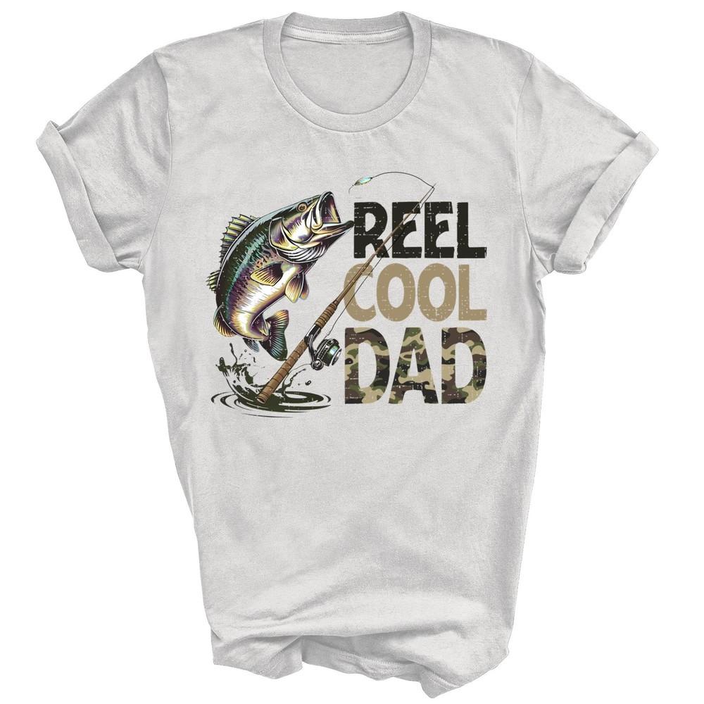 Reel Cool Dad Fishing Fisherman Fish Unisex Shirt Gift