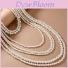 Geometrisches Perlen-Choker-Halsband Mit Strassverzierungen Für Party-Damen
