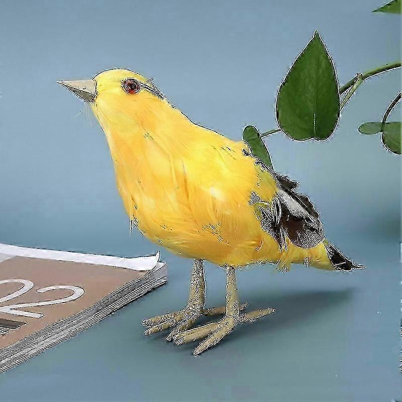 Outdoor Art Decor Garden Bird Model Artificial Feathered Ornament