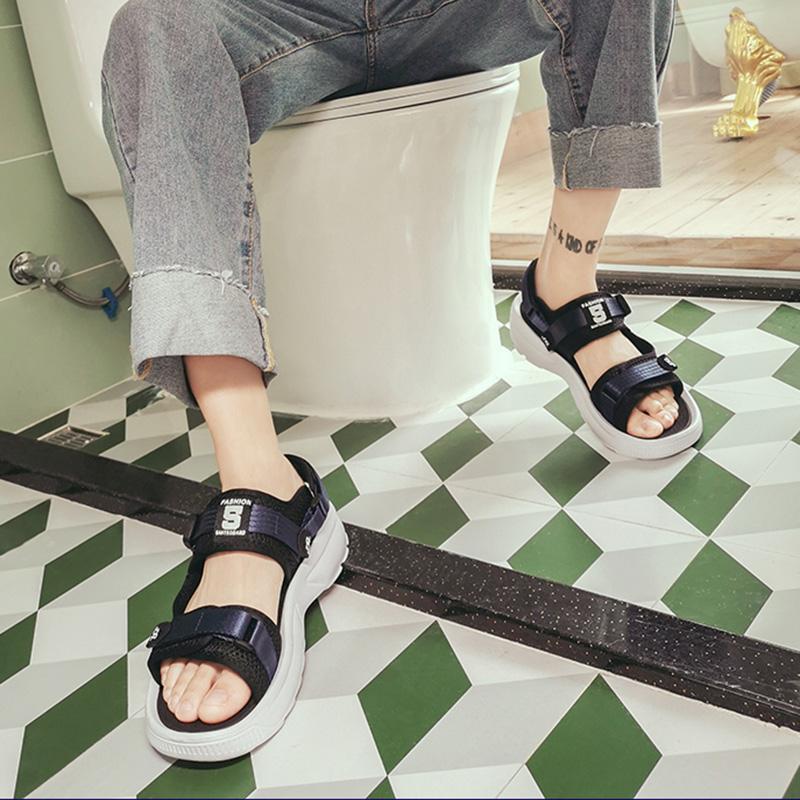 Summer Mens Sandals Beach EVA Sandals for Men Gladiator Outdoor Sports Male Wear-Resistant Soft-Soled Driving Cool Beach Shoes