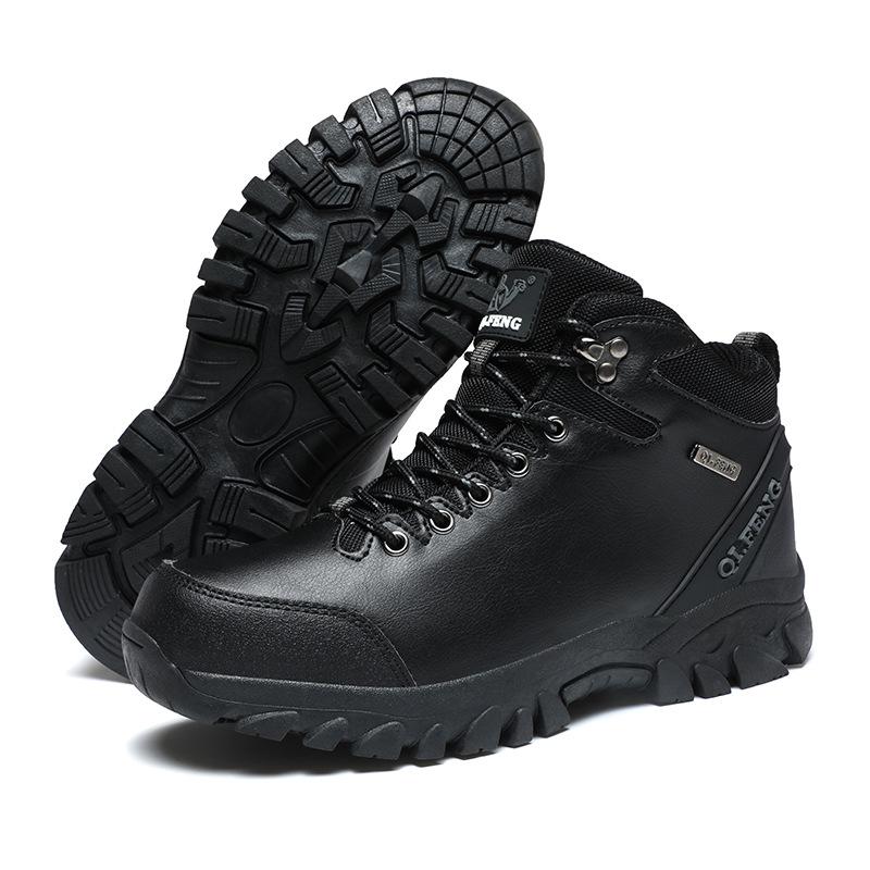 Herbst- und Winter-Paar Übergröße Outdoor-High-Top-Wanderschuhe Herren rutschfest und verschleißfest Offroad-Sport-Wanderschuhe Herren