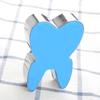 2pcs 3D Tooth Shape Cookie Cutter Stainless Steel Biscuit Tools Baking Cookies Molds Kitchen Cake Decorating Bakeware