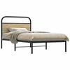 VidaXL Bed Frames Without Mattress 100x200 Cm Sonoma Oak, Bedroom Furniture, Single Bed, Slatted Base, Bed, Frame 4100253