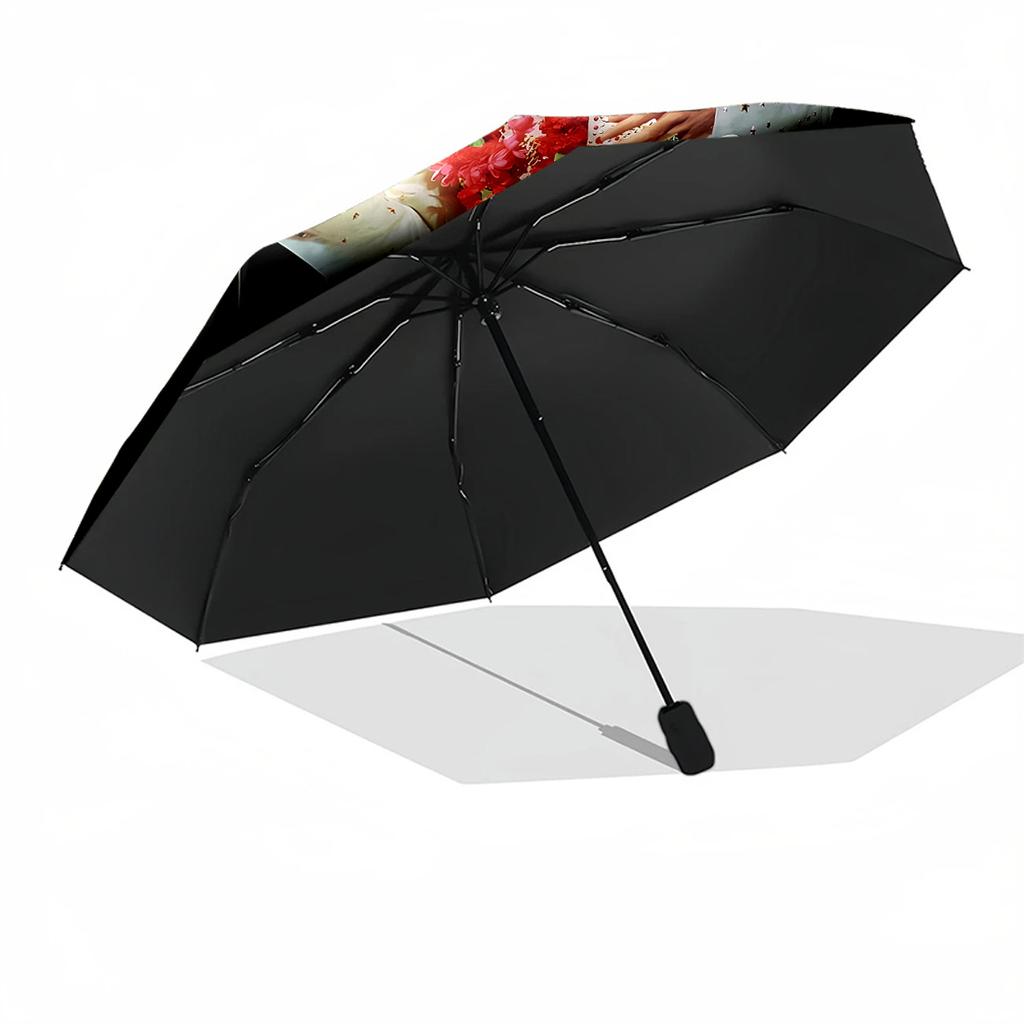 Elegant Elvis Performance Outdoor Automatic Umbrella Retractable Design with 8-Rib Durability Durable All-Season Wedding Party Gift