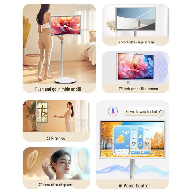 KTC 27-tommer Bærbar Alt-i-É Smart Skærm (CN-version)