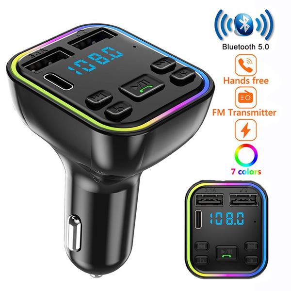 Buy Car Bluetooth FM Fast Car Charger Mp3 Transmitter Player FM