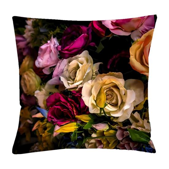 

Наволочка с растительным принтом, диван, квадратная наволочка, украшение для автомобиля и офиса 1