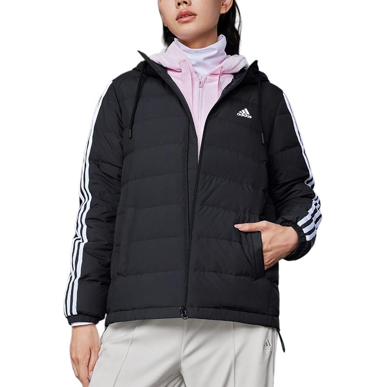 New Adidas Down Jacket Women's Black IK2376