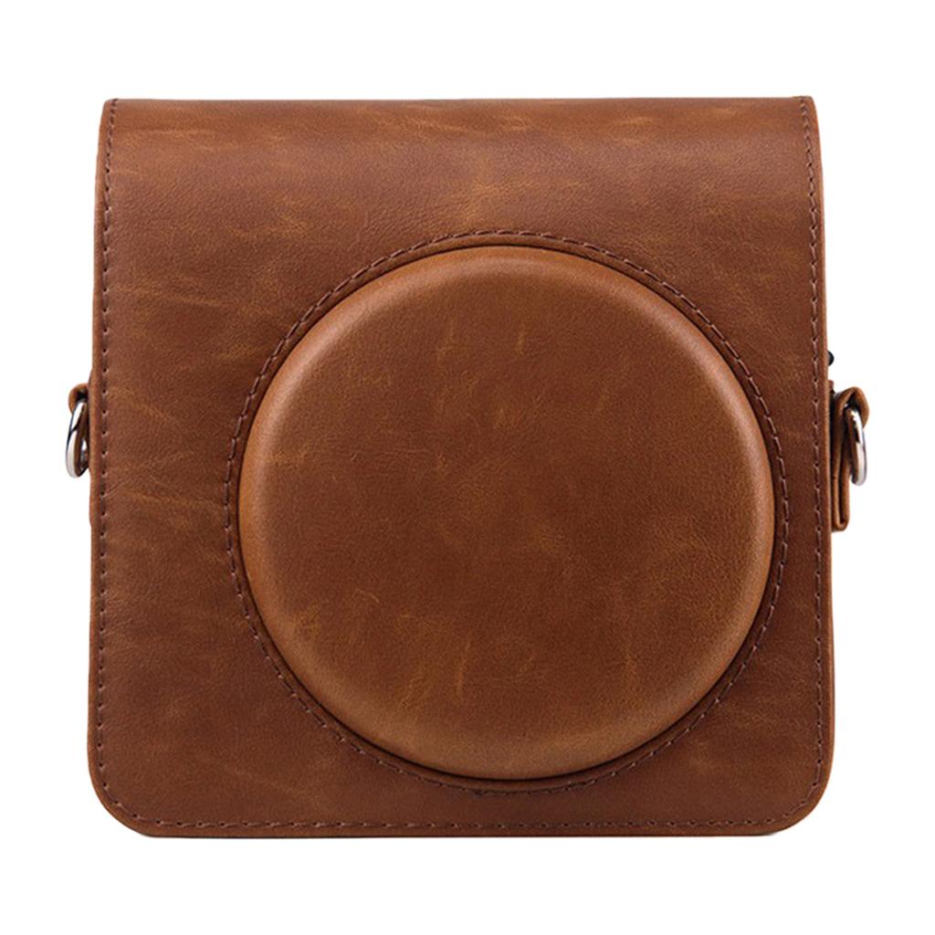 Protective Camera Case Bag for Fujifilm Instax SQ1 Protective Camera Case Bag Large Capacity Dedicated Leather Protective Case