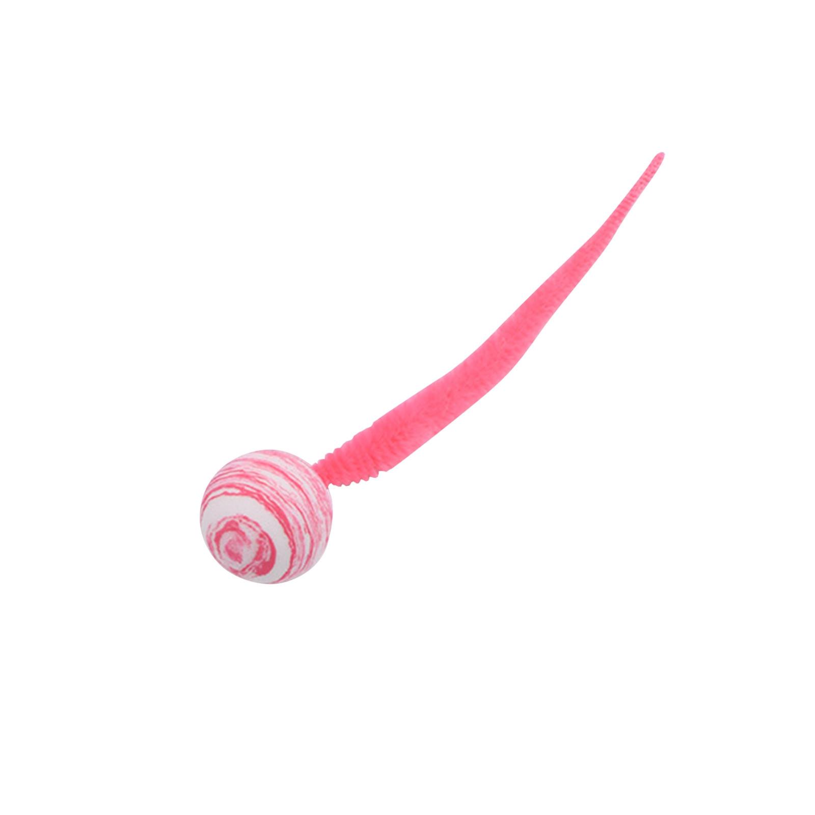 

Colorful Ball Star, Empty Ball With Tail, Caterpillar Pet Supplies, Grinding And Rolling Ball One Size розовый