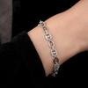 Zircon Pig Nose Chain Bracelet: Light Luxury, High-End Fashion, Niche Design Jewelry 