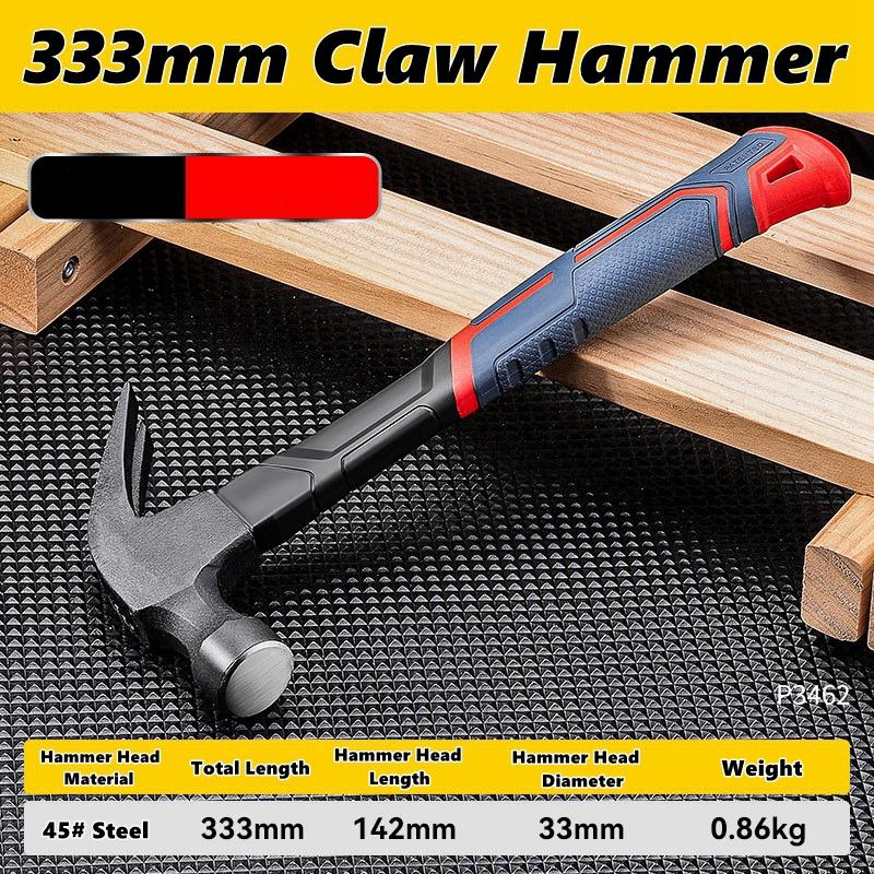 Multifunktions-Klauenhammer Widderhorn-Nagelhammer Ingenieurgriff Leicht Tragbar Tischlerei Fensterbrecher Handwerkzeuge