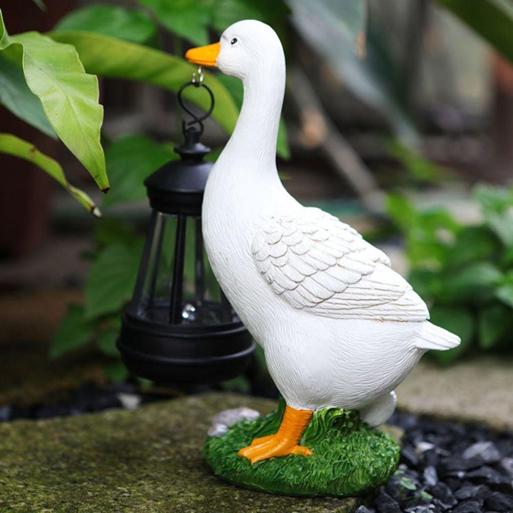 Warm Light Duck Solar Lantern LED Solar Garden Statue Solar Landscape Light  Courtyard