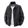 Men's Lightweight Outdoor Windbreaker Stand Collar Zip Up Casual Sports Jacket
