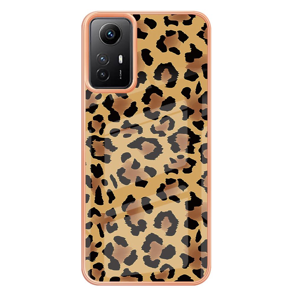 PHASE Cover per Xiaomi Mi 12 Lite 5G, Silicone TPU Custodia con Protezione Fotocamera Dorata Placcatura Cornice Paraurti -Blu