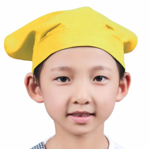 OTAKUMARKET Triangle Scarf for Kids, Perfect for School Lunches, Boys and Girls, Velcro Closure, Easy to Wear Alone, Solid Color, Available in 8 Color