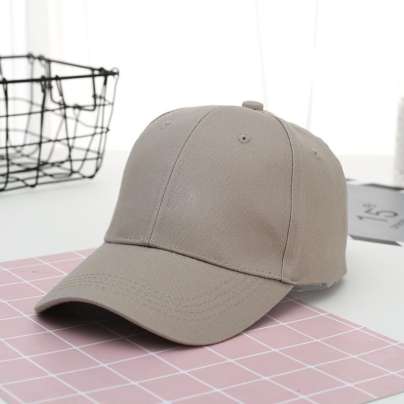 Solid Color Baseball Hat Women'S Versatile Light Board Black Men'S Cap Sunshade Spring And Summer Outdoor Duck