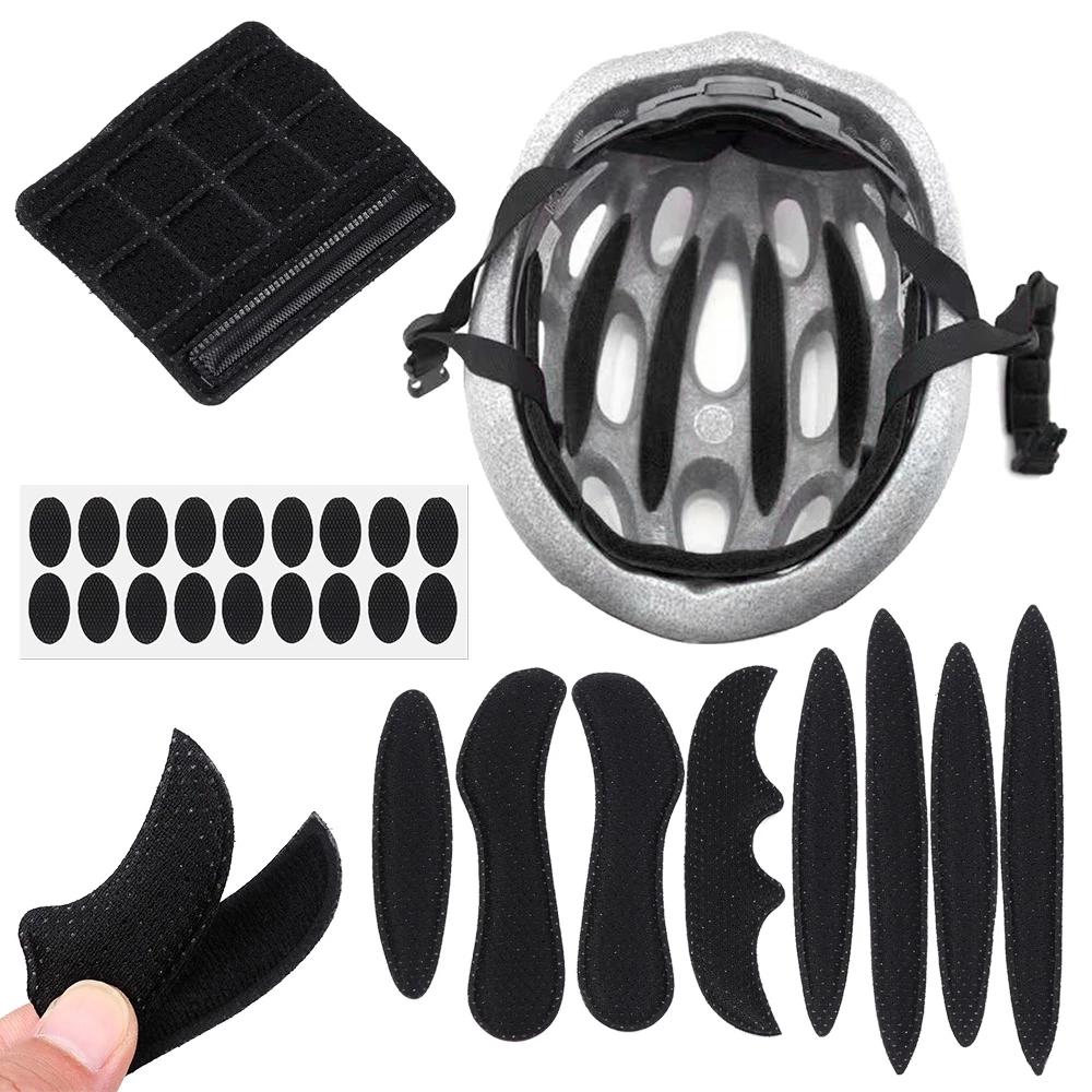 

1set Universal Cycling Bicycle Sponge Lining Helmet Pads Inner Lining Helmet Lining Protection Pad чорний