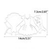 Women Dress Die-Cuts Lady Dress Frame Metal Cutting Dies for DIY Embossing Scrapbooking Paper Cards-Photo Making-Decor
