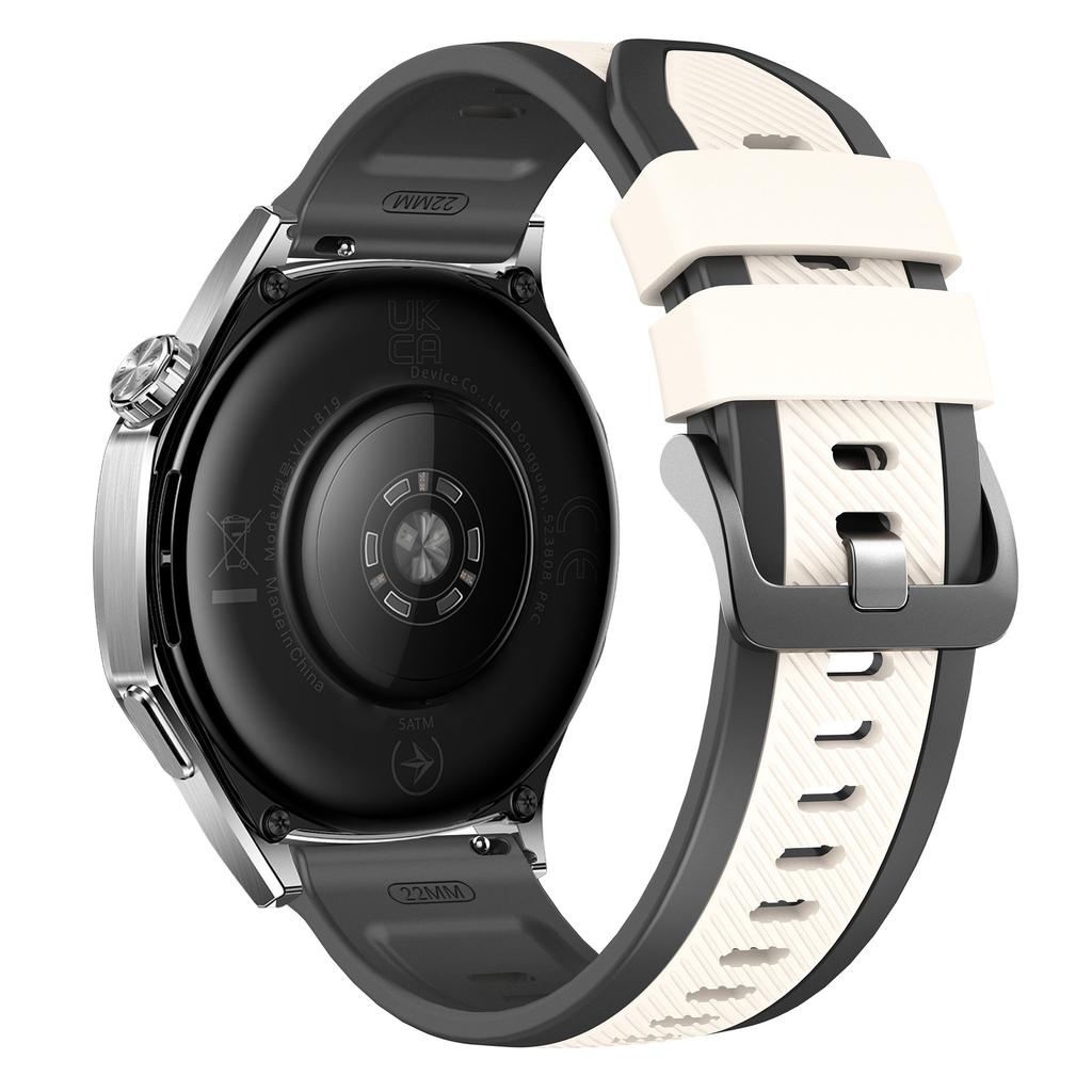 22-мм твіловий ремінець для годинника Huawei Watch GT 6/5/5 Pro/4 46 мм, двоколірний силіконовий ремінець, швидке зняття