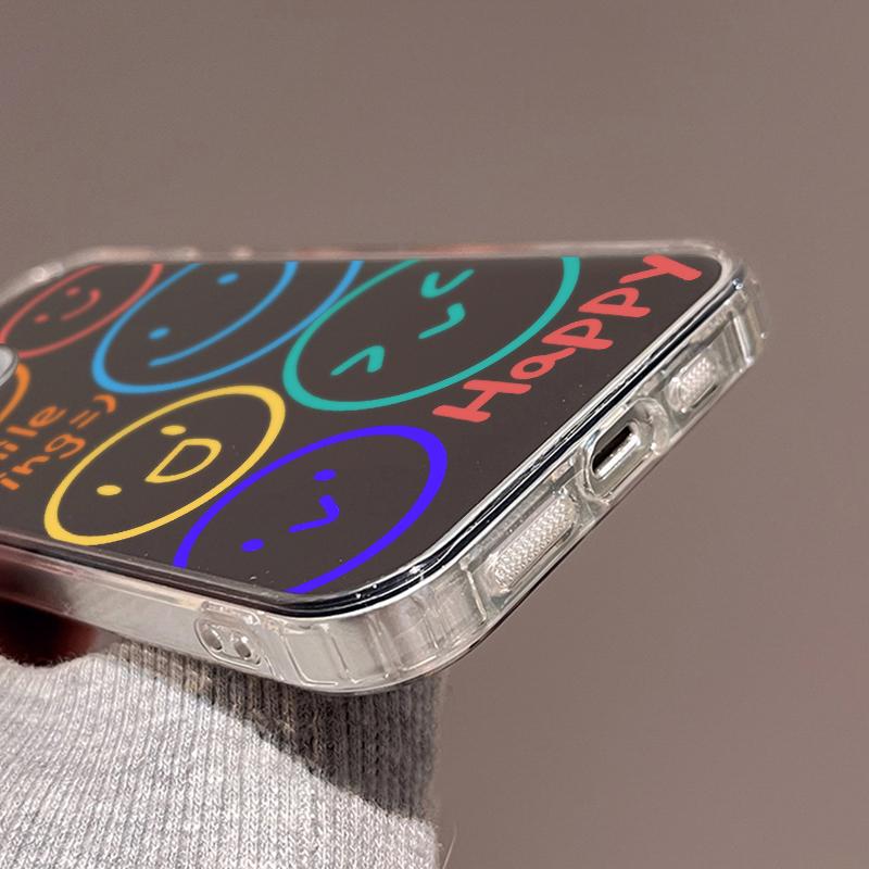 Stylish And Versatile Makeup Mirrors Phone Case For IPhone 16 17E 17 16Pro 15 14 11 12 13 Pro Max Silicone Shockproof Cover