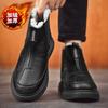 Snow boots shoes winter waterproof and non-slip sports high-top Martin boots piled thickened warm cotton shoes