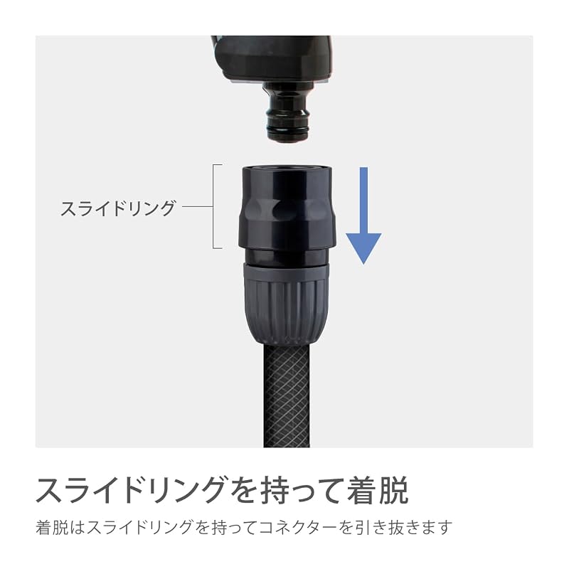 Takagi Watering Parts Connector (BK) G079BK