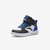Anta Kids Synthetic Leather Fleece Lightweight Shock Absorbing Warm High-Top Kids Skate Shoes Kids Sneakers White Black Blue A12449959-1