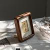 Creatief Zwart Walnoot Fotolijst met Pen-en-gatverbinding en Ronde Hoeken voor Woonkamer of Entree