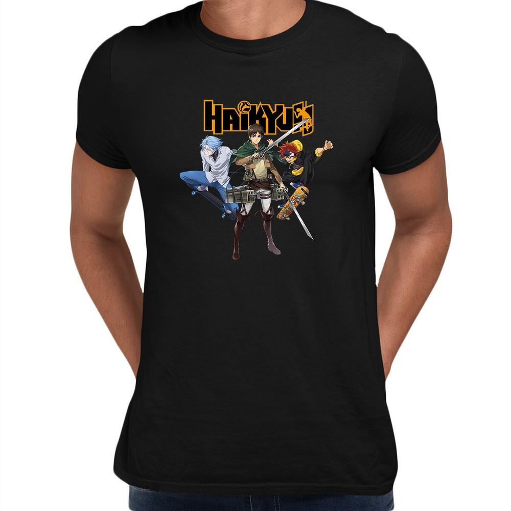 Haikyuu Jujutsu Kaisen The Infinity Attack Movie Adult Kids Tees Animate Gift