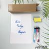 A4/A3 Magnetic Dry Erase Board Fridge Markers WhiteBoard Sheet,Home Kitchen Erasable Flexible Refrigerator Magnet Memo Grocery List