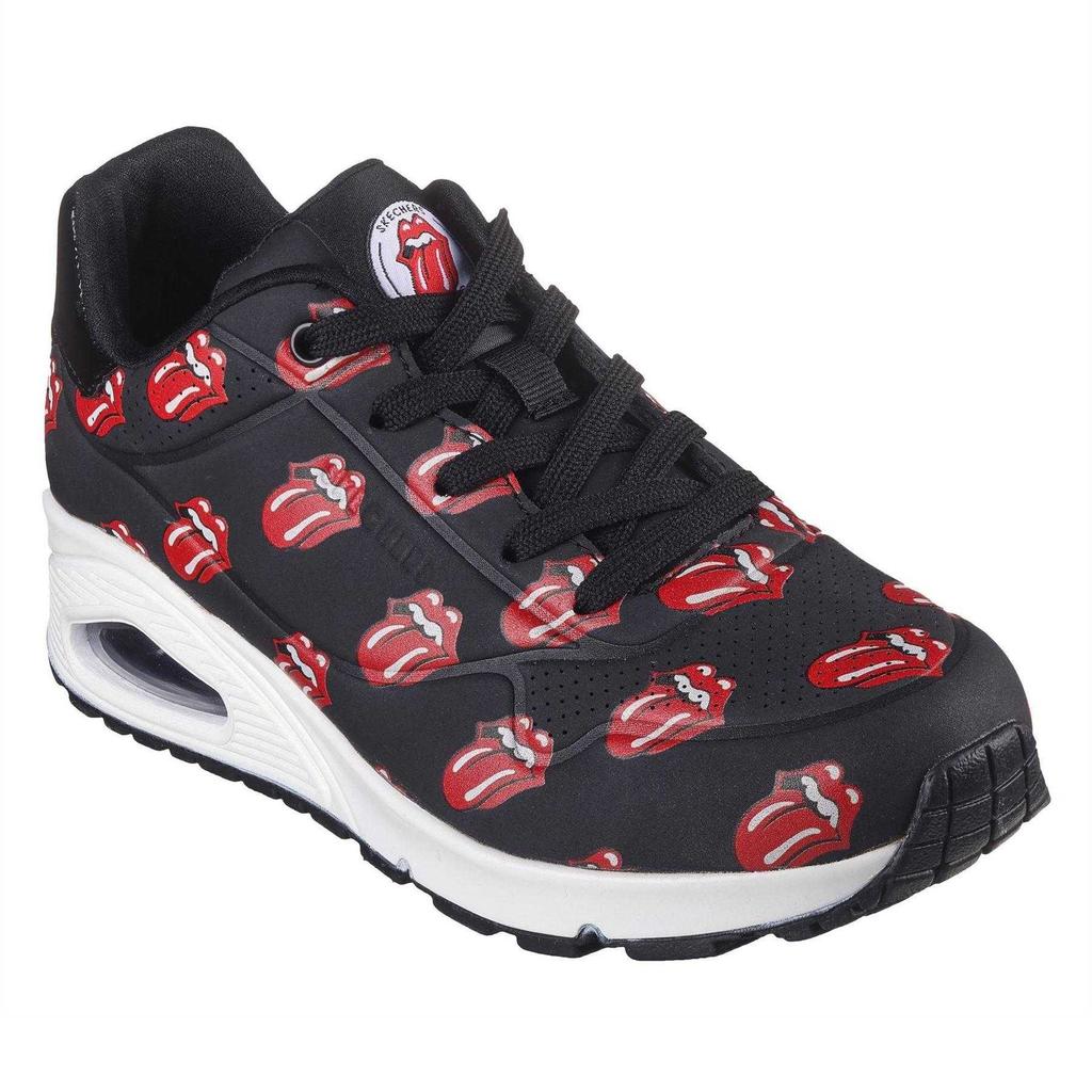 The Rolling Stones Womens/Ladies Repeat Logo Trainers