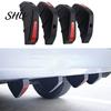 Car Body Spoiler 4Pcs Spoilers Easy Installation Fine Workmanship Eco-friendly Anti-deform Anti-scratch Decorate PP Material Universal Triangle Bumper