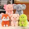 TreasuringU  New 15cm Mini Plush Toys Cute Animals Stuffed Dolls Cartoon Animals Plushie Toy Birthday Gifts