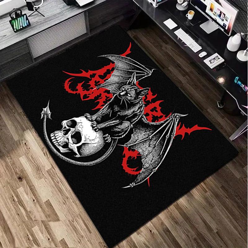 Halloween  Horror Rug - Home Carpet Office Decorative Carpet For Living Room Bedroom Door Mat Floor Rug Computer Chair Area Rug