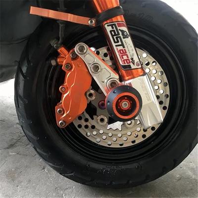 2 stk Universell Aluminiumlegering Motorsykler Fallende Scooter Rammeskyver Kåpebeskytter Tuningbeskytter Moto Motocross Tilbehør
