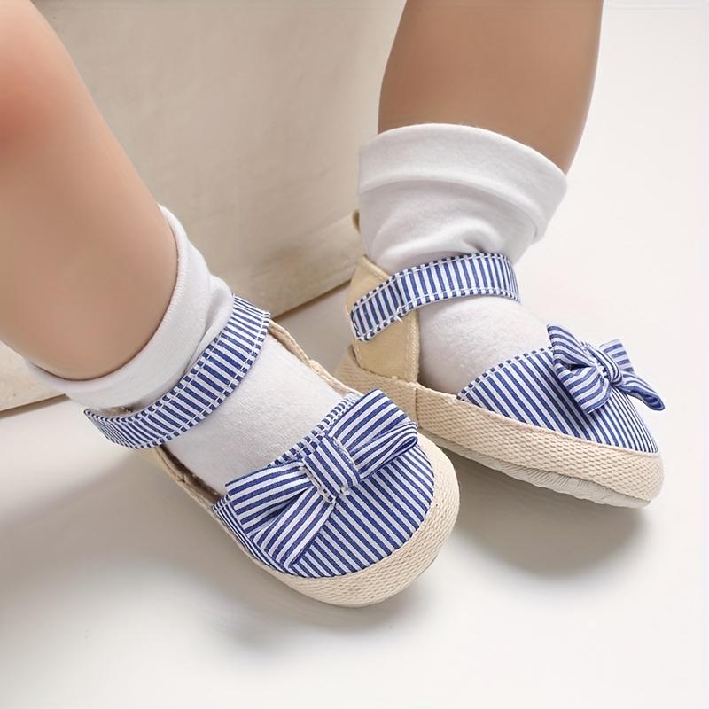 Adorable Baby Girl's Princess Sandals with Bowknot - Non-Slip, Breathable Fabric for Spring/Summer Casual Wear