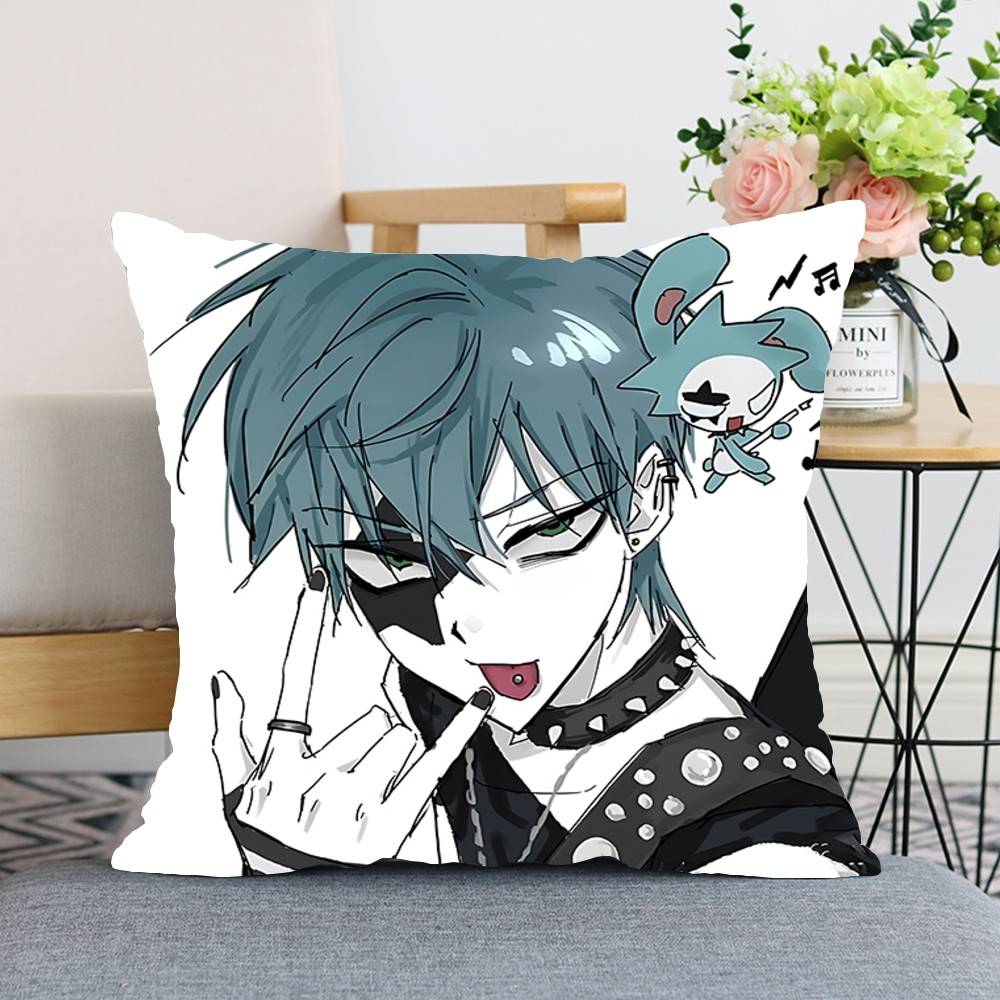 

New Cartoon Alien Stage Ivan Throw Pillow Covers Pattern Cushion Cover Suitable For Sofa Bedroom Car Pillow Cover 40x40CM(16x16in)