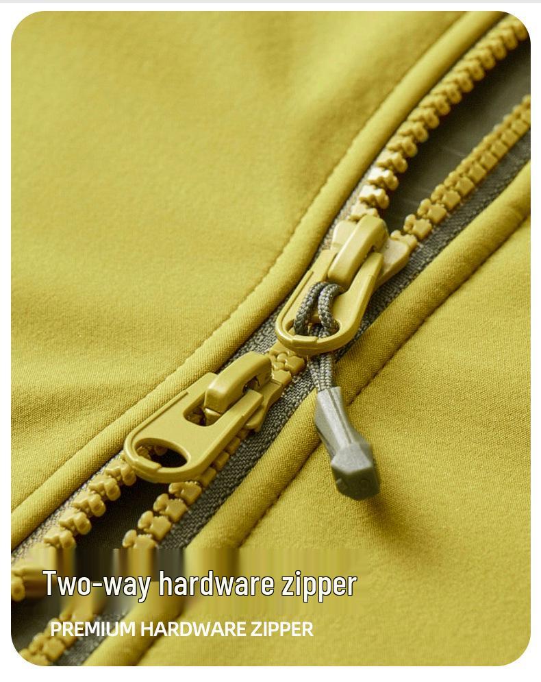 Unisex Soft Shell Windbreaker: Waterproof, Windproof Fleece Jacket for Autumn/Winter Mountaineering