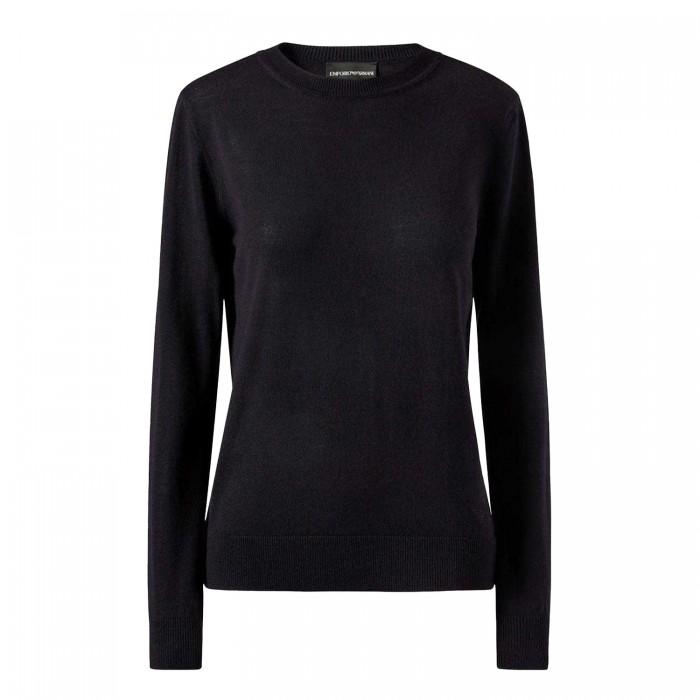Emporio Armani Damen/Damen Wollpullover mit Rundhalsausschnitt
